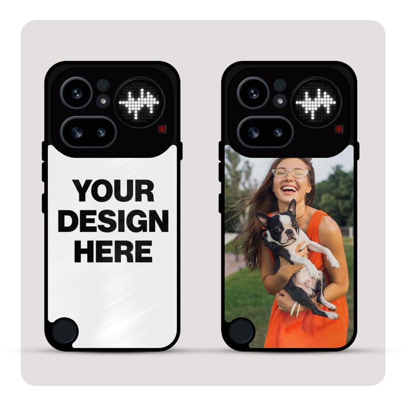 Image of Personalized Back Cover for Nothing Phone 4A pro | Custom Case with Name, Photo or Logo | PrintShield Hybrid with Soft TPU Grip & Scratch Protection