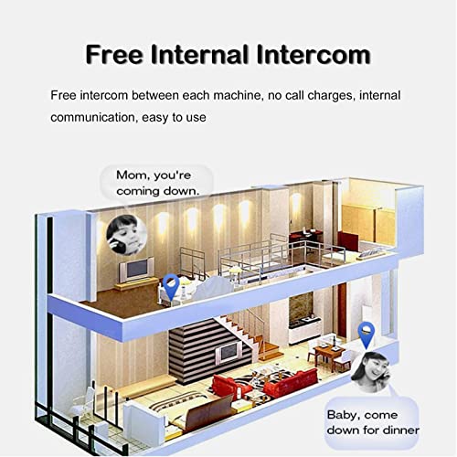Teléfono Digital Inalámbrico W128 2.4GHz Negro miniatura 5