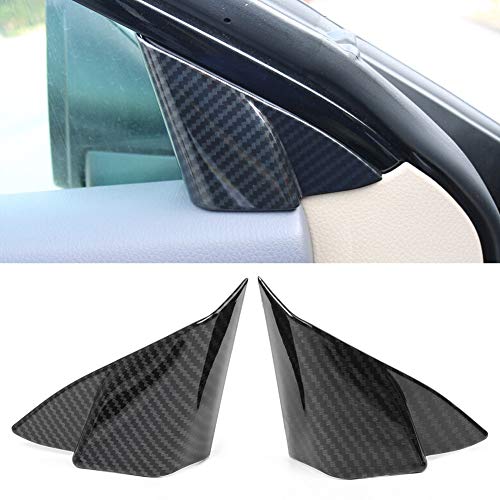 GZYF Carbon Fiber Auto Front Triangle Frame Cover Trim Interior Decor Sticker for Toyota Camry 2018