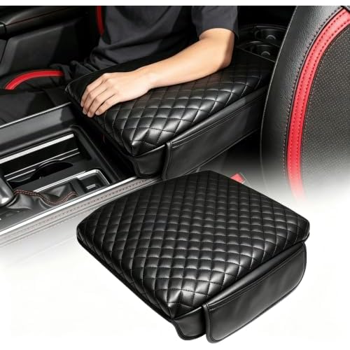 LINOAH Center Console Cover for 2019-2026 Ram 1500/2500/3500 | Nappa Leather Cover…