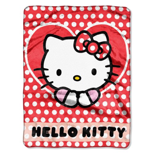 Northwest Hello Kitty Silk Touch Throw Blanket, 46
