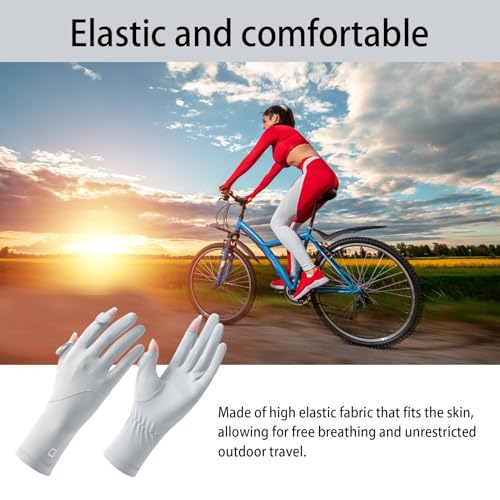 de seda gelada, de proteção solar de seda gelada | de verão femininas - Senhora solar de seda femini