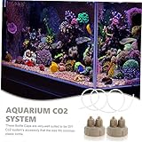 Ipetboom 3sets Aquascaping Air Tube Fish Tank Aquarium Ornaments Algae Treatment Air Reactor Lids Accessories Portable Diffuser Generator Replacement Plant Supplies - Image 8