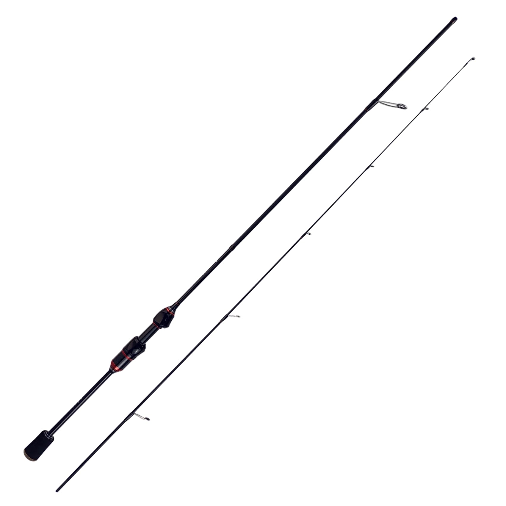 Aventik Echolite Fishing Rods, Spinning Fishing Rods and Casting Fishing Rods, IM6 Carbon Fiber 2PCS Spinning Fishing Pole for Crappie, Trout, Panfish(Spin-6'0'' UL 1.8M)