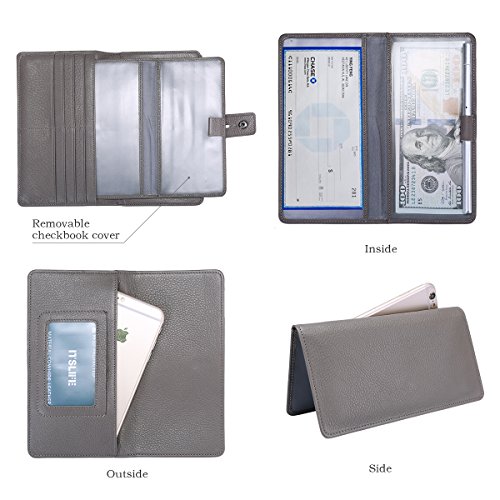 image for Itslife Womens Wallet,Large Capacity RFID Blocking Leather Wallets Cre