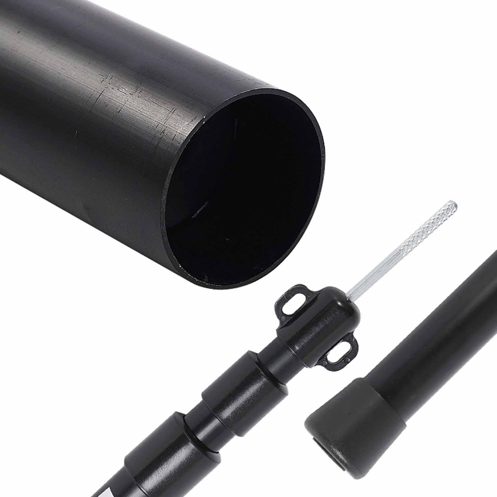 Metalowy słup teleskopowy do namiotu, regulowany słupek baldachimu 90-230 cm, akcesoria o wysokiej wydajności do plecaka, wędkowania i aktywności na świeżym powietrzu