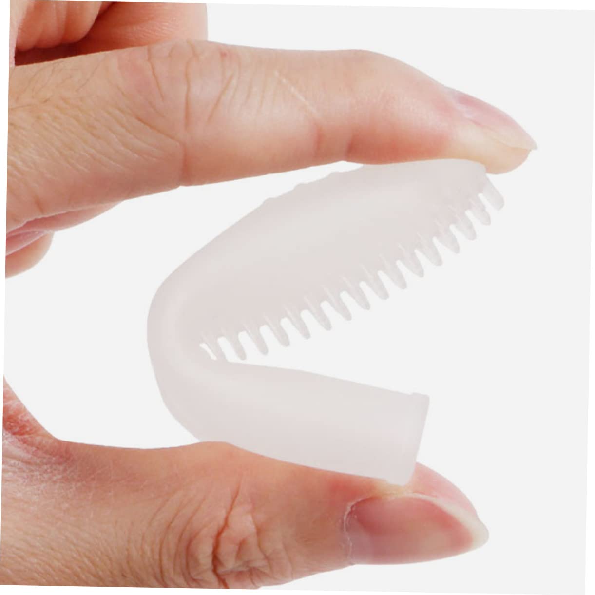 SUPVOX 4pièces Brosse à Dents Pour Chien Silicone Outil De Nettoyage Pour Animaux De Compagnie Brosse à Doigt Pour Prendre Soin Des Dents Et Gencives De Votre Chien