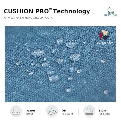 MFSTUDIO-5-Pieces-Patio-Conversation-Sets-7-Seats-Metal-Patio-Furniture-Sets-with-1-x-3-Seat-Sofa-2-x-Sofa-Chairs-2-x-Ottoman-All-Weather-Steel-Patio-Sets-with-575inch-Navy-Cushion-for-Garden