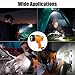 WASING 815 10 Watt 1000 Lumens LED Rechargeable Spotlight with Cord, Super Bright Portable Outdoor Searchlight with Handle, Emergency Work Light, Hand Held High Power LED Flashlight