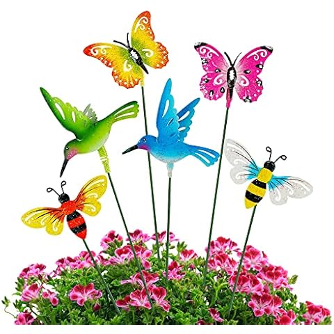 Juegoal 6 Pack Metal Yard Stakes Cover