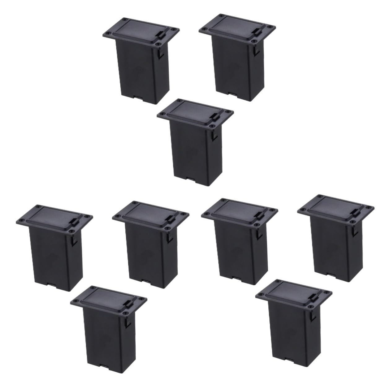 Abaodam 3sets 9v Battery Case Holder for Guitar Bass Pickup Acoustic Battery Box Active Pickup Guitar 3pcs*3