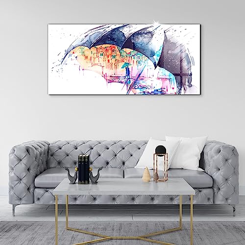 Image Décoration murale sous la pluie pour un salon moderne
