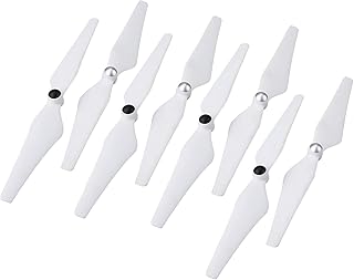 Tiiyee Hélices quadricóptero, 8 peças/conjunto RC hélice de drone hélice portátil para drones, hélices de auto-aperto, hélices de lâmina de quadricóptero