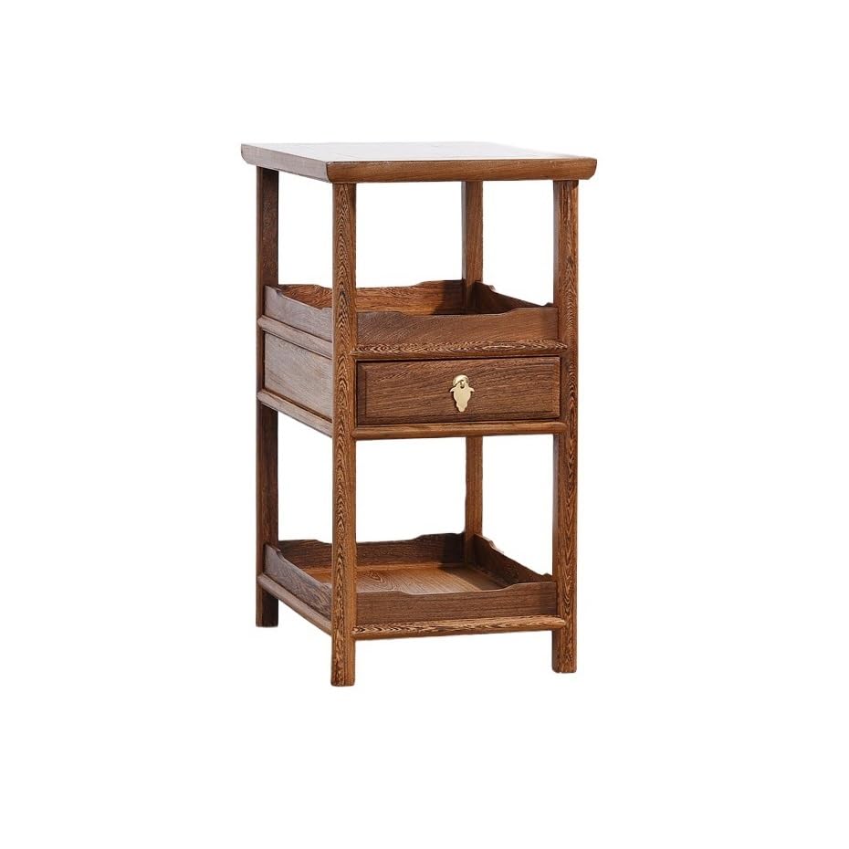 eexbz Sofa Wooden Small Coffee Table Chinese Style Simple Balcony Small Side Table Sofa Side Table Corner Table Sofas for Living Room