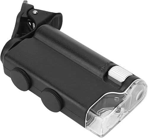Miniatura 2 de Oumefar Cámara de aumento 60-100X Clip portátil Microscopio Lupa Lupa Clip LED Lupa Microscopio Mini Clip Portátil Microscopio Lupa Lupa para