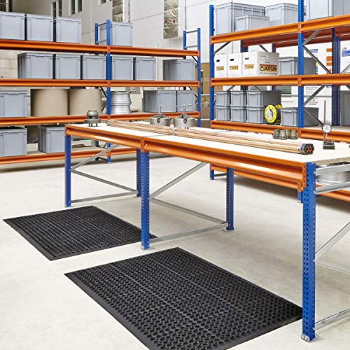 The Shopfitting Shop Non-Slip Entrance Mat Indoor Anti-Fatigue Workshop Rubber Heavy Duty Size 600 x 900