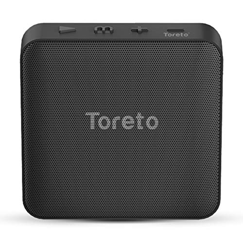 Image of Toreto BASH-336, 5W Portable Wireless Bluetooth Speaker with Mic (TOR-336, Black)
