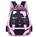 Fanci Cute Cat Face Bowknot Elementary School Backpack Bookbag for Girls Princess Style Primary School Bag