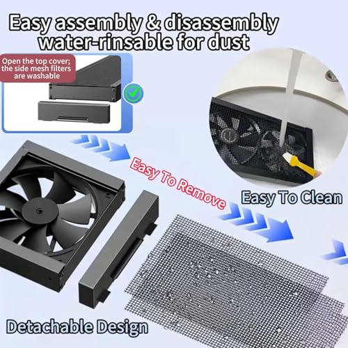 Image of 35.5-37.5 Inch Vertical Window Fan For Sliding Windows Mute Stepless Speed Control (0-2800 Rpm) Window Exhaust Fan Waterproof Vertical Window Fan With Living Rooms Bedroom Attics Garages