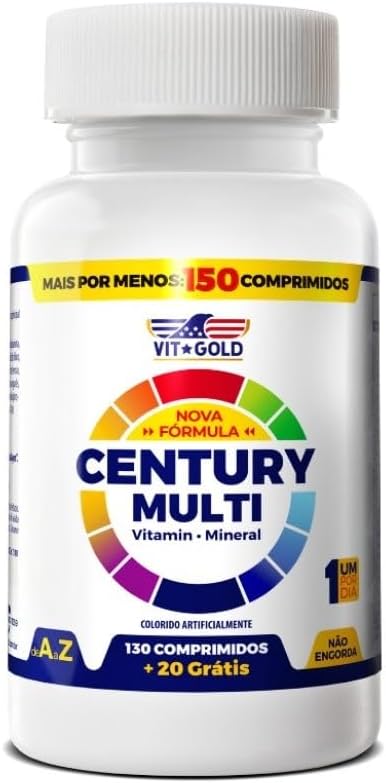 Multivitamínico Century Multi Vitgold 130 + 20 comprimidos