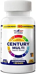 Multivitamínico Century Multi Vitgold 130 + 20 comprimidos