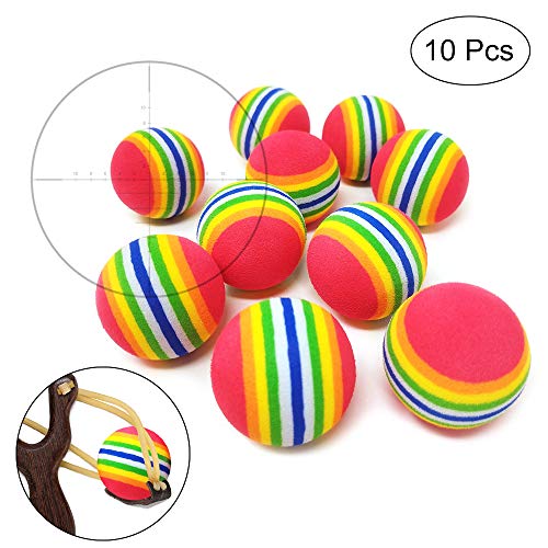 TOPRADE Multiple Color Foam Pellets Balls Bobbles Slingshot Ammo Safe Ammo for Children