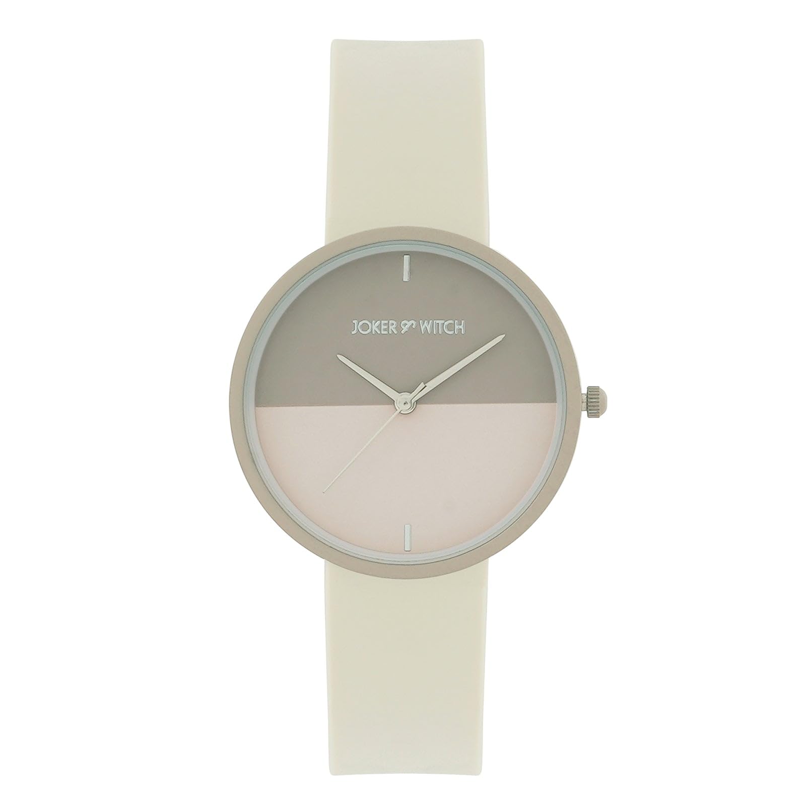 Joker & WitchDuet Opalix Beige Silicone Strap Watch Analogue Watch for Women