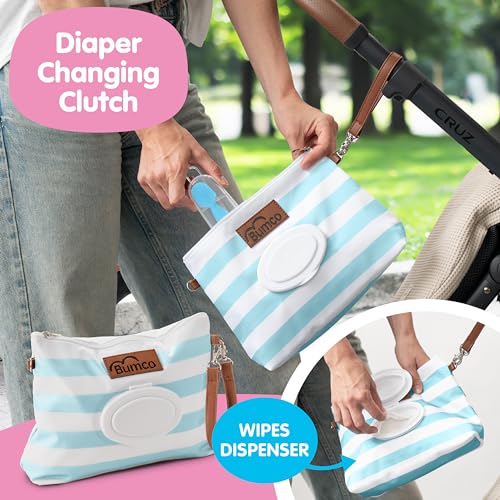 Image of Bumco Baby Essentials Newborn Gift Set with Spatula & Brush (Boys)