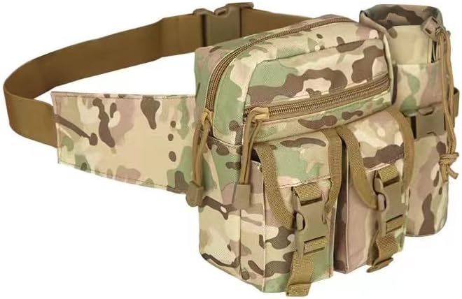 FAMI Bolsa de despliegue Paquete de cintura táctica Pequeño Sling Pack Bolsa de mano Bolsa de manillar