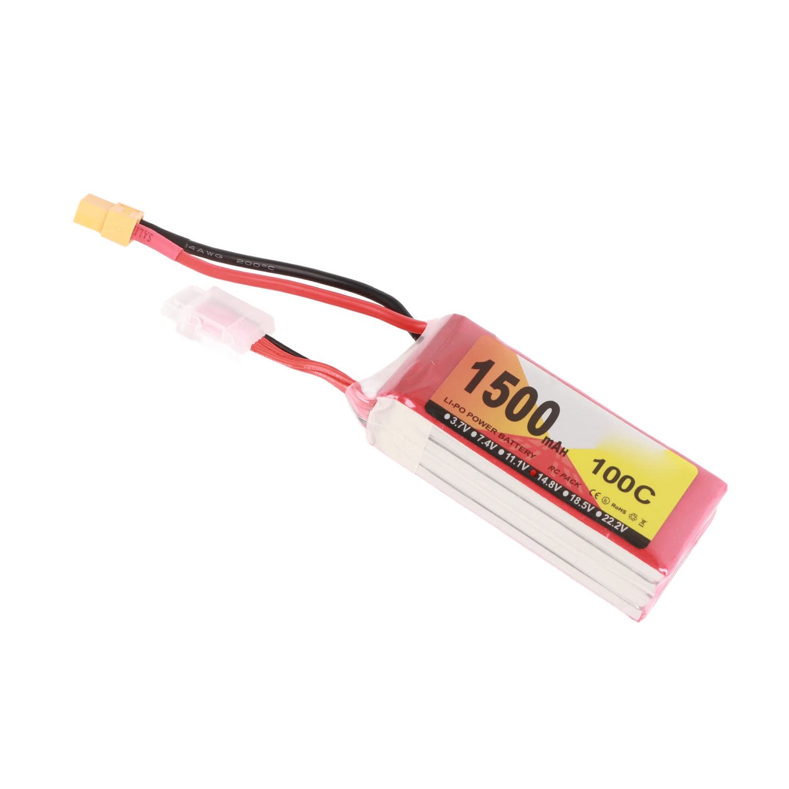 Batteria RC Lipo 1500mAh 100C 4S Ad Alta Potenza