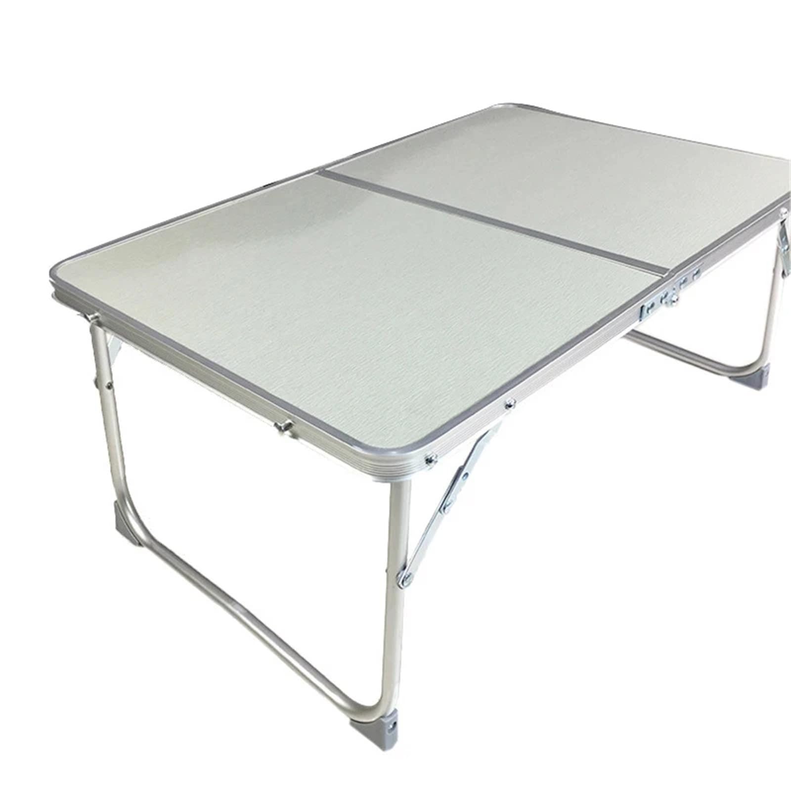 Mini plateau de lit pliable et portable avec support pour manger, étudier et camper, design argenté léger, pieds antidérapants, idéal pour la maison et les voyages