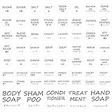 ラベルシール ステッカー 調味料 ランドリー バスルーム シャンプー 整理整頓 収納 詰め替えボトル 洗濯 洗剤 スイッチシール 調味料 スパイス 白 white 30×30cm wss-016593-ws