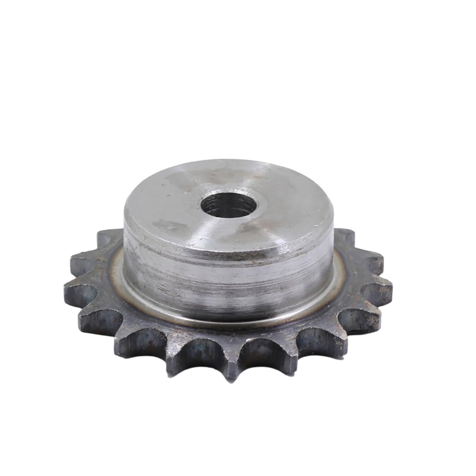 Bevel Gear Pinion Hardware Mechanical Process Hole 06B Precision 3 Points Sprocket Chain Gear 9-24 Tooth 45# Steel Industrial Transmission Sprocket Wheel(17 Teeth(Bore 12mm)