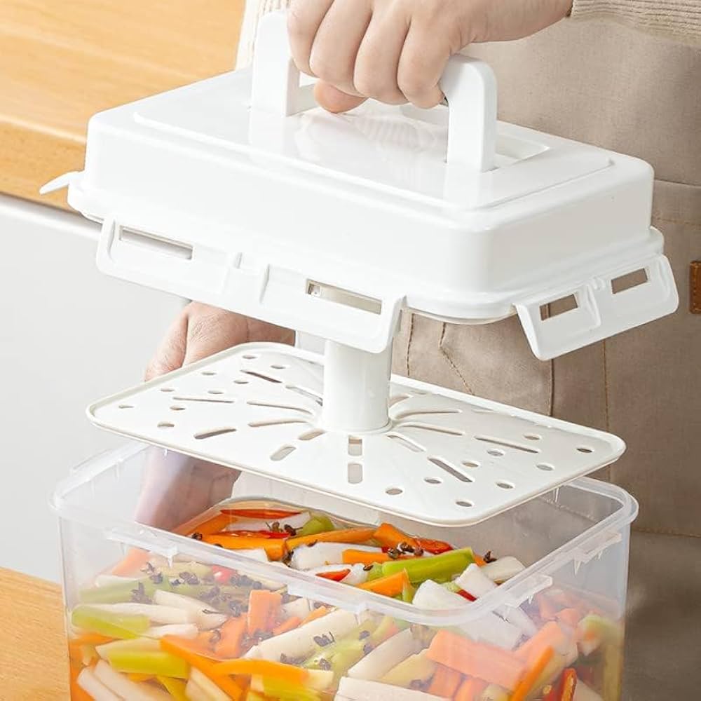 漬物桶、 Amazon｜TONBO 新輝合成(Shinki Gosei) トンボ 漬物容器 蓋付き