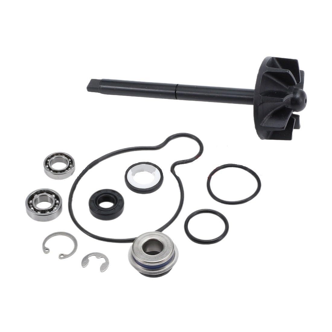 Pasuje do Suzuki AN650 Burgman SkyWave 650 2005-2017 17400-10G10 zestaw naprawczy wału wirnika pompy wodnej Zestaw chłodnicy wirnika pompy wodnej o dużych