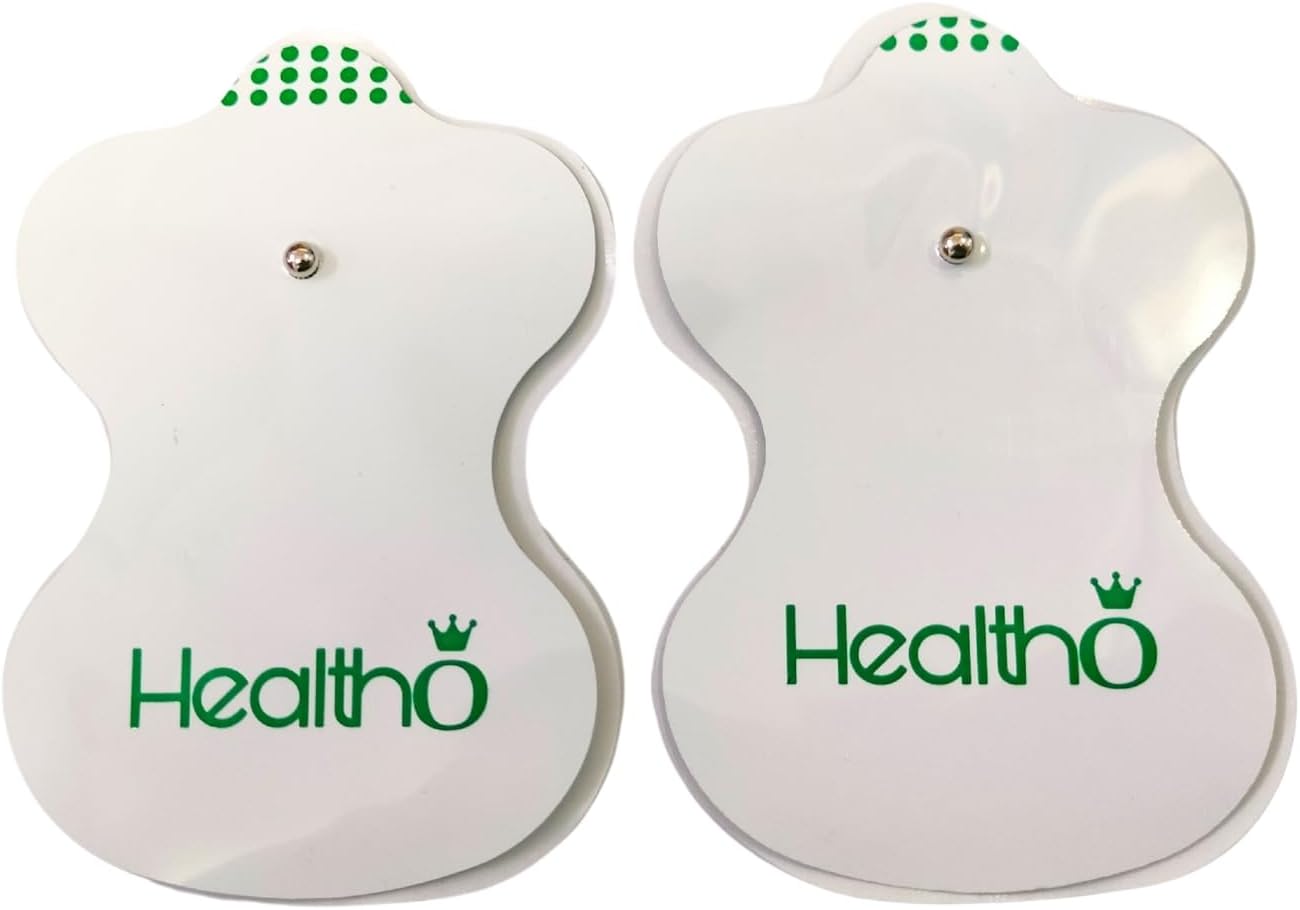 K-Star KTGP2 Electro TENS Gel Pads – Healthy Pad (1 Pair) | Self-Adhesive Reusable Electrode Pads for TENS & EMS Machines | Muscle Pain Relief Therapy