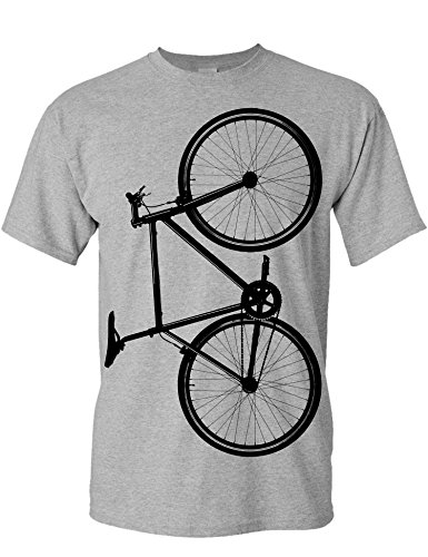 T-Shirt de vélo: Vélo Fixie - Cadeau pour Cyclistes - BMX - vélo - VTT - Bicyclette - e-Bike - Fixie - Urban - Urbaine - Carfree - Cadeau pour Les Fans de Fixie (L)