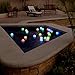 FlashingBlinkyLights Floating Lights for Pool (Set of 12) 3” Round Light Up Pool Glow Balls Color Changing Pool Decorations LED Lighted Balls for Pool