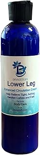 Lower Leg and Foot Enriched Circulation Cream for Tight, Aching and Swollen Calves and Feet by Diva Stuff