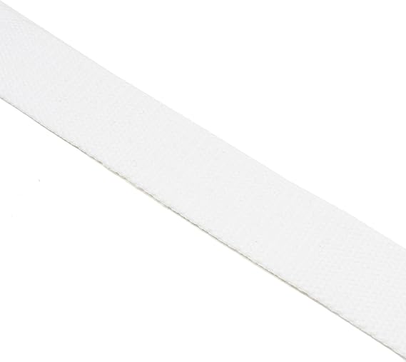 Canvas Web Belt Double D-Ring Buckle 1.5 Wide with Metal Tip Solid Color
