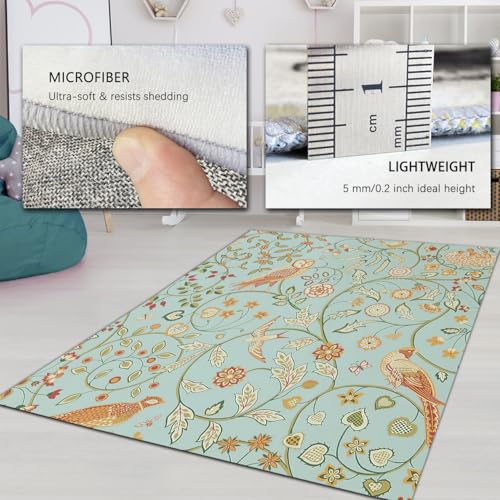 Tapis antidérapant William Morris 100x150cm lavable pour éviter les glisses - 6