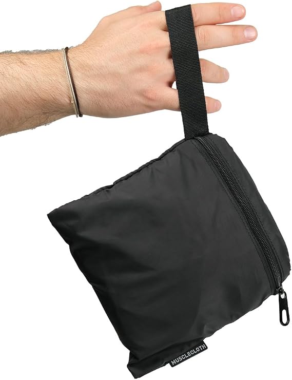 MuscleCloth Packable Foldable Backpack Black