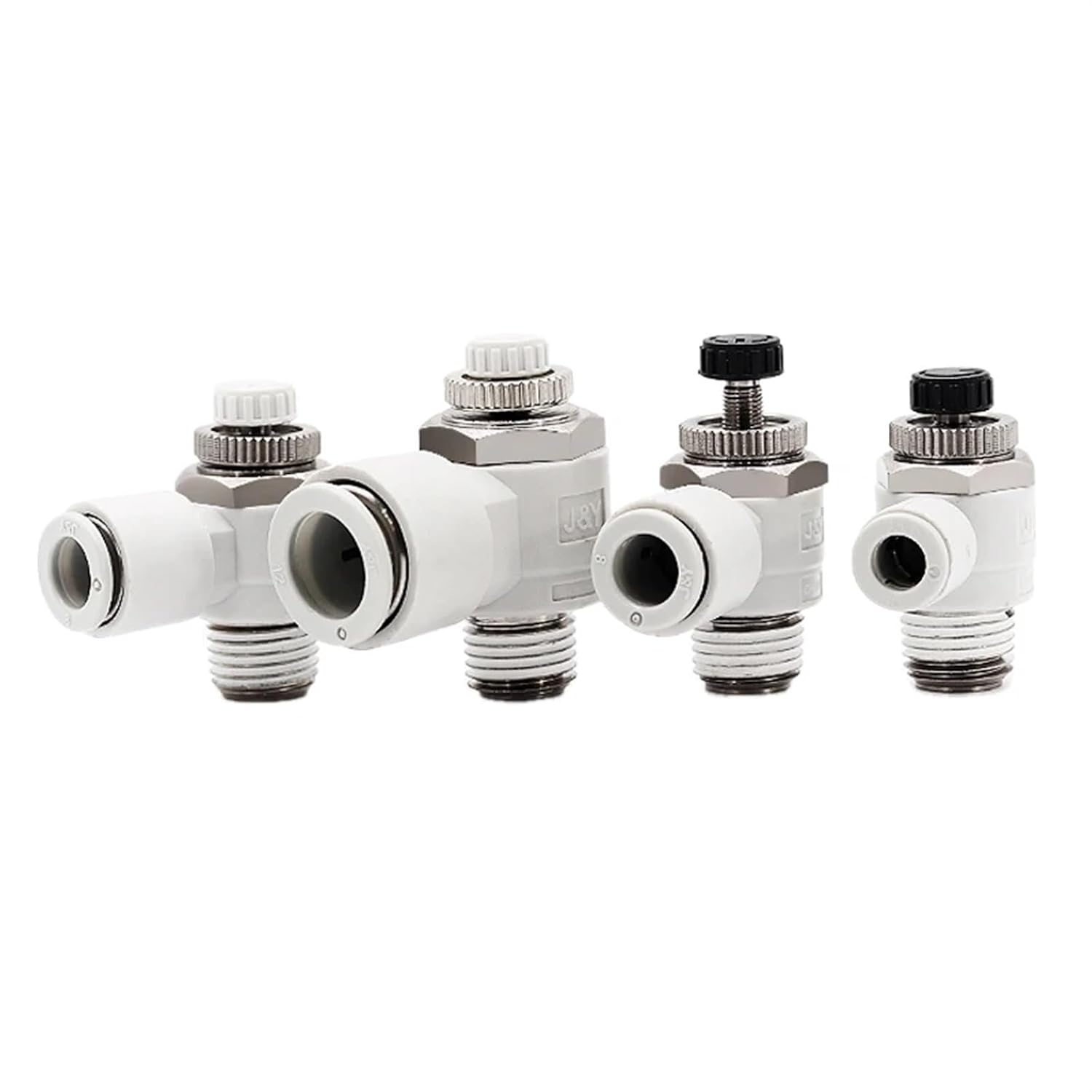 6PCS AS1201F/2201F/3201F-M5/01/02-04A/06A Cylinder Throttle Speed Control Pneumatic Connector Exhaust/Intake Throttle Valve(03-06S,Exhaust Regulating)