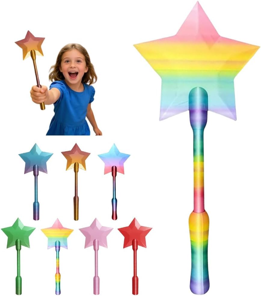 Orgonite Credit Card Wand,3D Printed Wand Tap to Pay, Magic Wand Contactless Payment Card Holder Easy Checkout Suitable Scenarios for Card Payment Fun Gift Magic Lovers (Star-C) — image 1