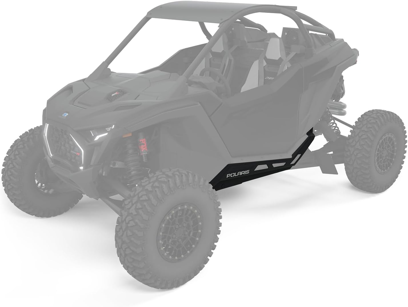 Polaris 2890394-458 Low Profile Rock Sliders 2-Seat RZR Pro XP 4 Matte Black