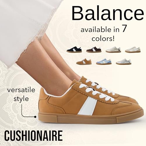 CUSHIONAIRE Balance Womens Sneakers, Casual Tennis Shoes for Women with Memory Foam and Slip Resistant Outsole2