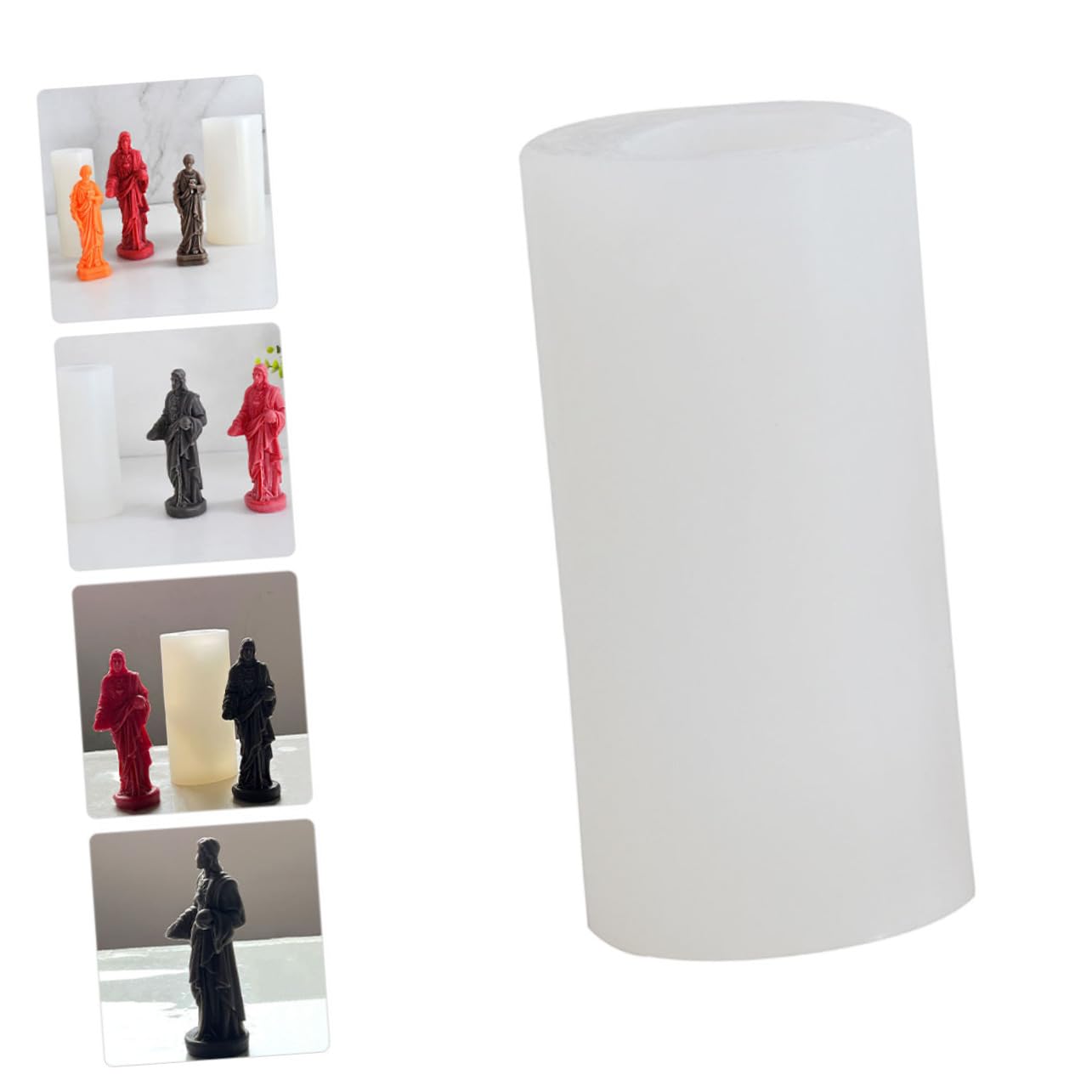 Moule à Bougie Silicone Créatif Forme De Jésus Moule Pour Fabrication De Bougies Et Décorations Pour Artisanat Et Personnalisés