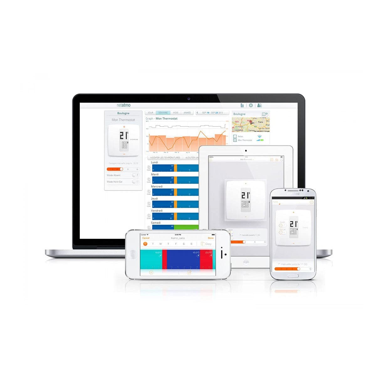 Netatmo Podłączony Termostat Netatmo do Indywidualnych Kotłów, NTH01-EN-EU