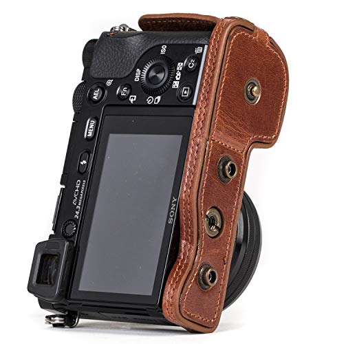 Megagear MG559 Genuine Leather Camera Case, Bag For Sony Alpha A6000 thumb #3