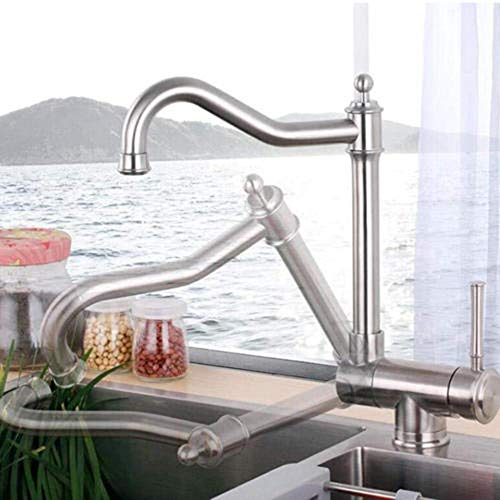Grifo de cocina abatible para abrir tu ventana frente al fregadero